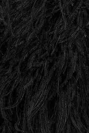 Pióra Strusie Na Taśmie 2 ply Black