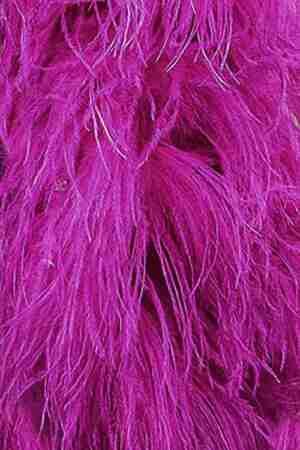 Pióra Strusie Na Taśmie 2 ply Fuchsia