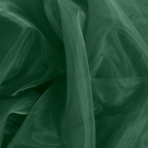 Organza Fabric Dark Emerald