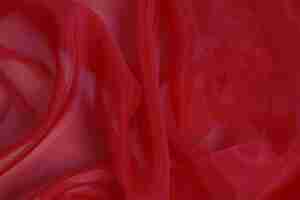 Materiał Organza Scarlet