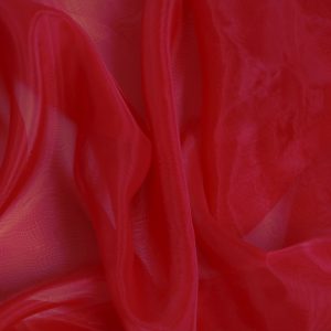 Organza Fabric Scarlet