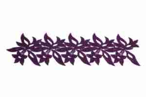 Orchid Guipure Ribbon Amethyst