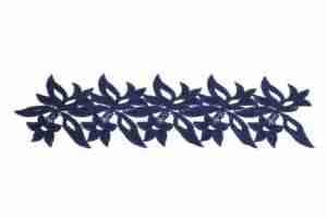 Orchid Guipure Ribbon Ink