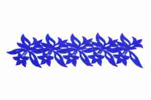Orchid Guipure Ribbon Sapphire