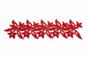 Orchid Guipure Ribbon Scarlet