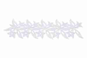 Orchid Guipure Ribbon White