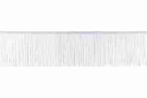 Fringes 15 cm White